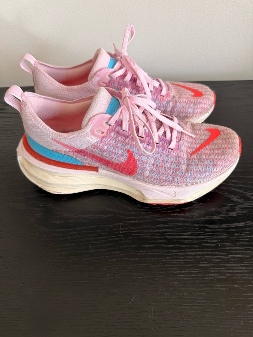 Nike ZoomX Invincible Run 3 - Pink/Coral/Blue Accents - Picture 3 of 7